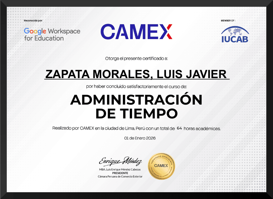 ADMINISTRACIÓN DE TIEMPO