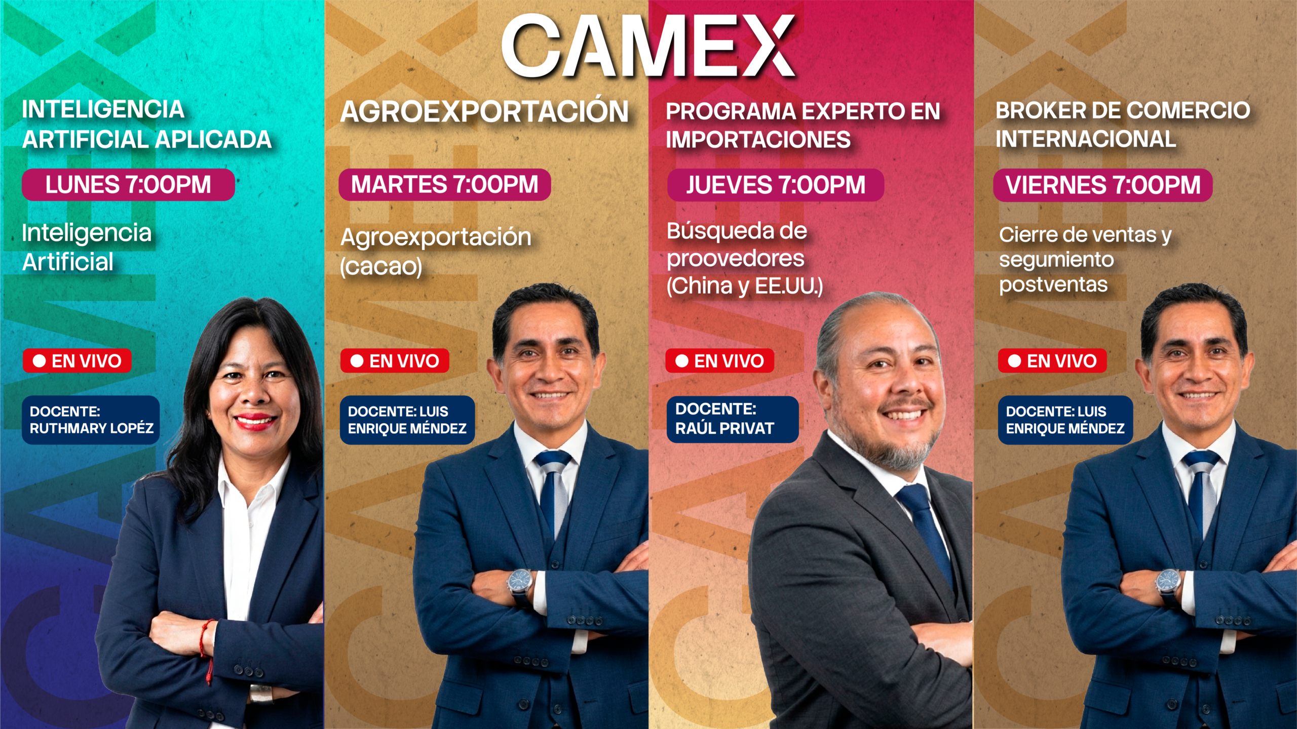 CAMEX - Banner de cursos y programas profesionales